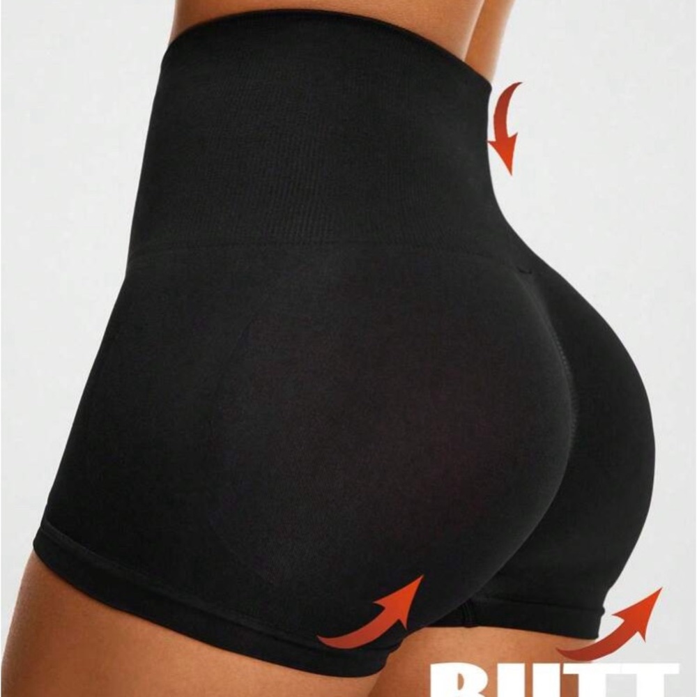 Ladies' Solid Color Simple Shapewear Booty Shorts